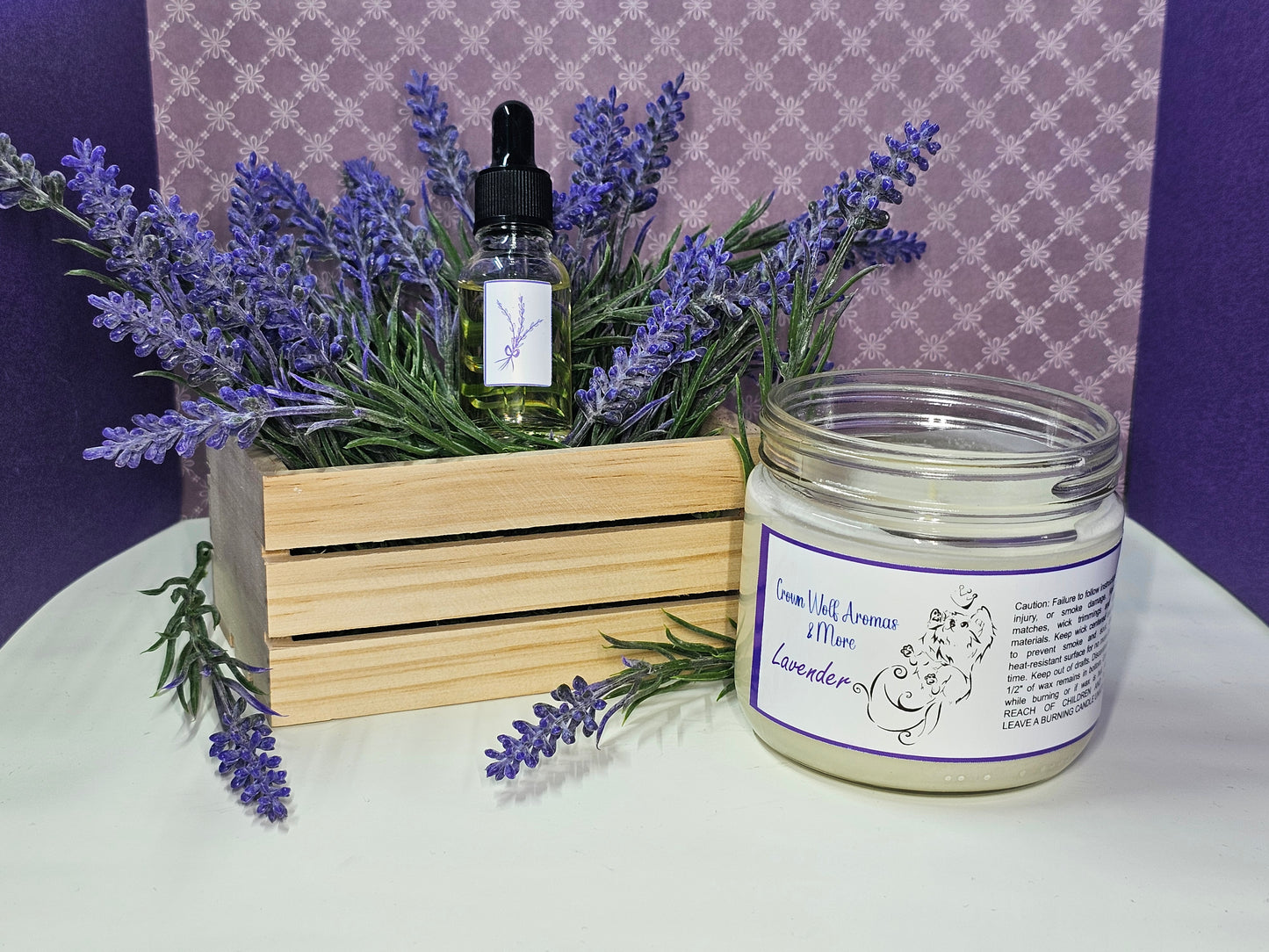 Lavender Scented Candle