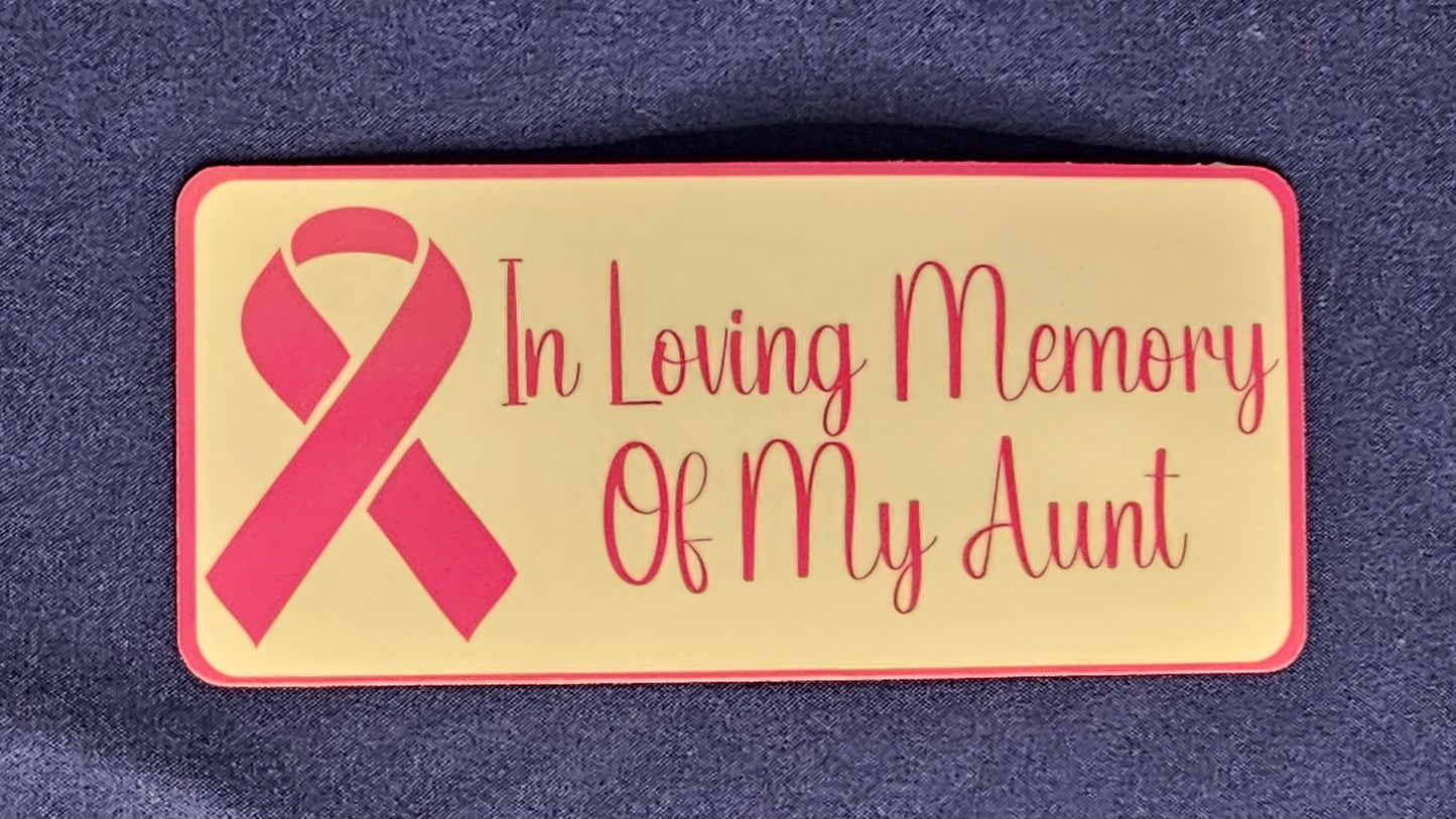 In Loving Memory Of My Aunt Sticker