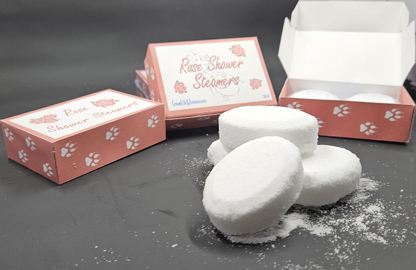 Rose Shower Steamers
